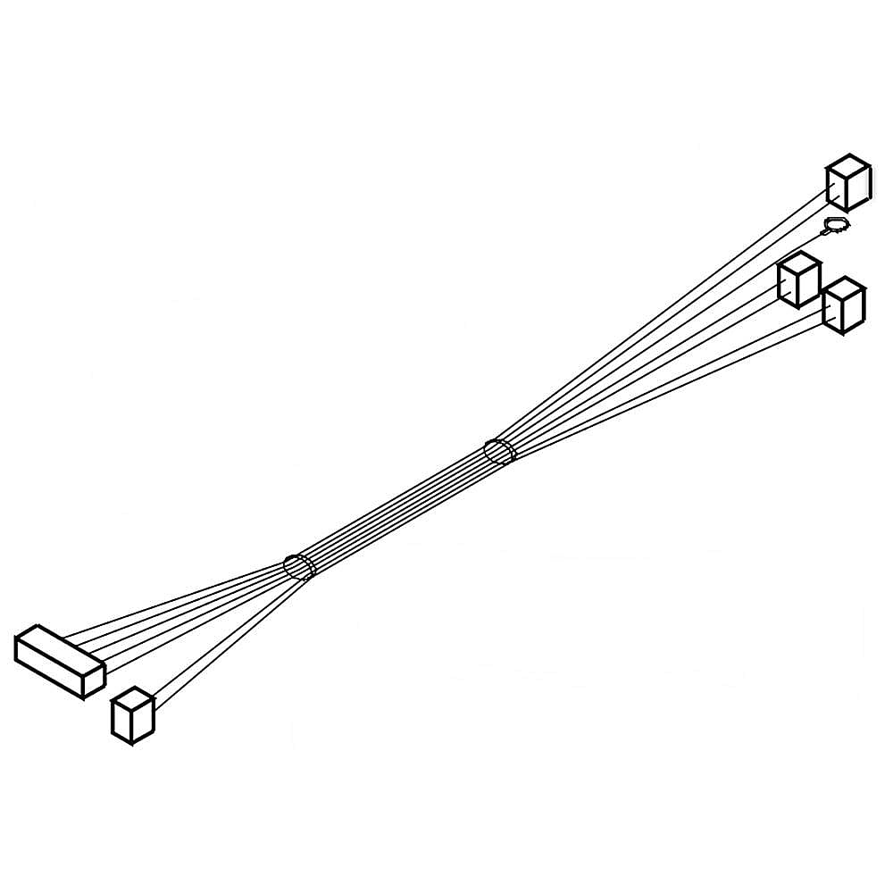 Photo of KitchenAid Part #w10281498, Refrigerator Wire Harness | 10.00 x 4.00 x 2.00 from Repair Parts Direct