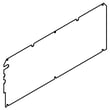 Refrigerator Cover, Rear for Jenn-Air JUD248CWRS00 - Part W10281501