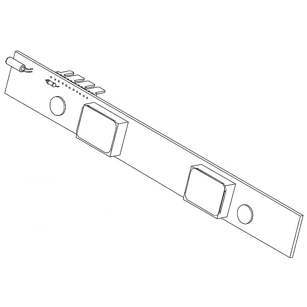 Part #w10282164, Wine Cooler Display Board / 9.50 x 0.10 x 1.00