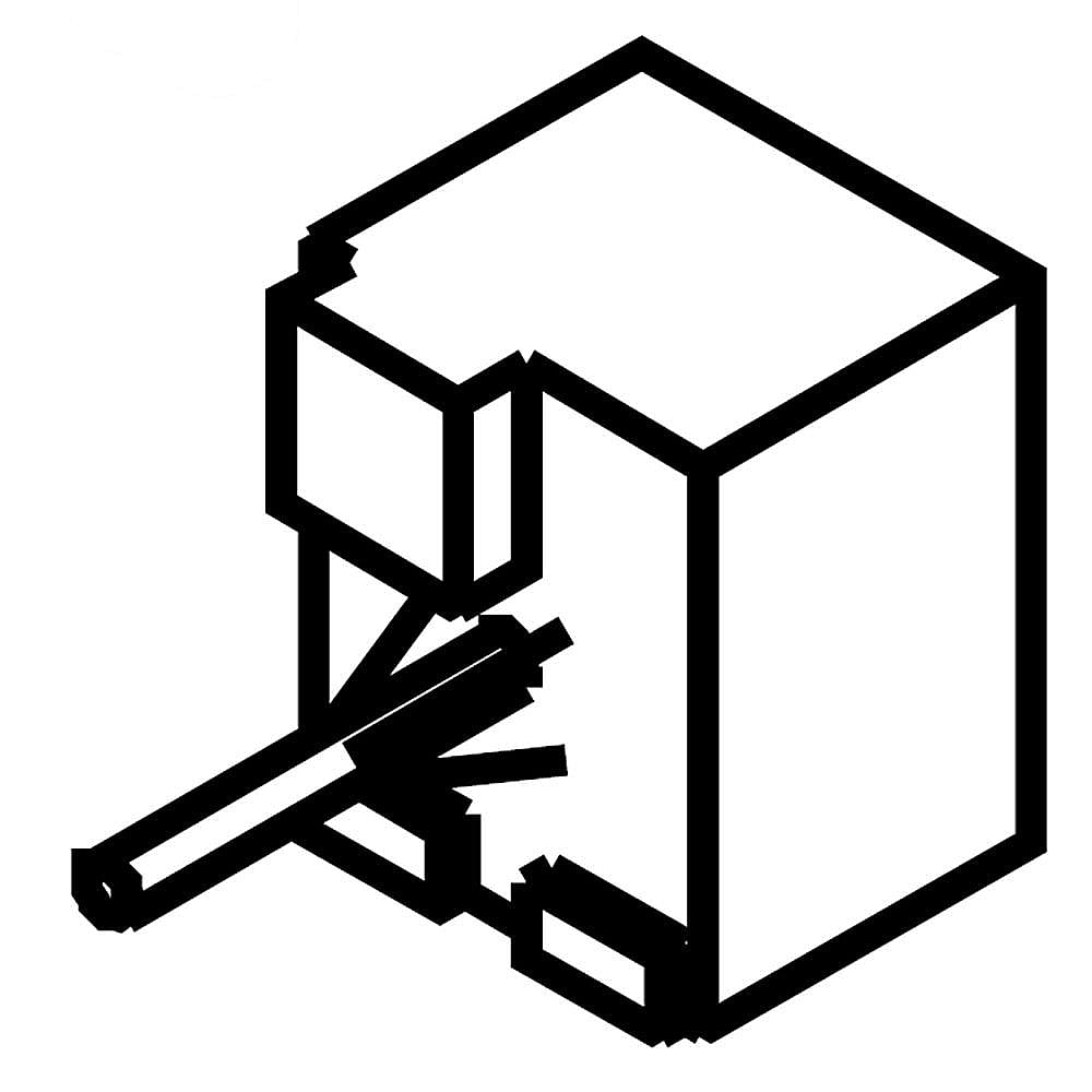 Part #w10287745, Refrigerator Overload / 1.25 x 1.00 x 0.75