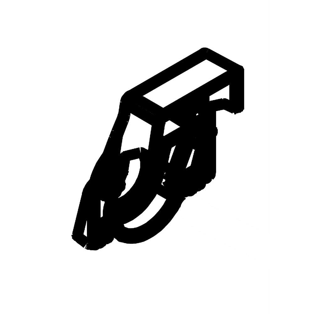 Photo of Kenmore Part #w10294414, Refrigerator Cover | 4.00 x 1.50 x 5.00 from Repair Parts Direct