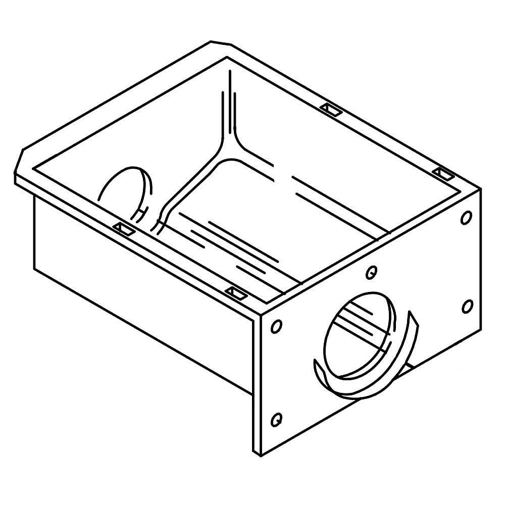 Part #w10294543, Ikea Refrigerator Ice Container / 3.25 x 4.69 x 4.33