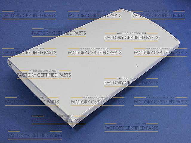 Part #w10296534, Whirlpool Freezer Door Assembly (White) / 8.00 x 5.00 x 7.00