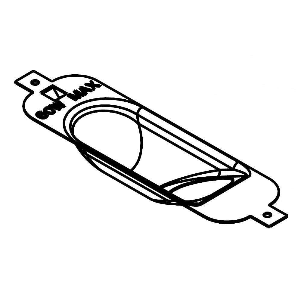 Part #w10300161, Refrigerator Shield / 10.00 x 2.50 x 1.50