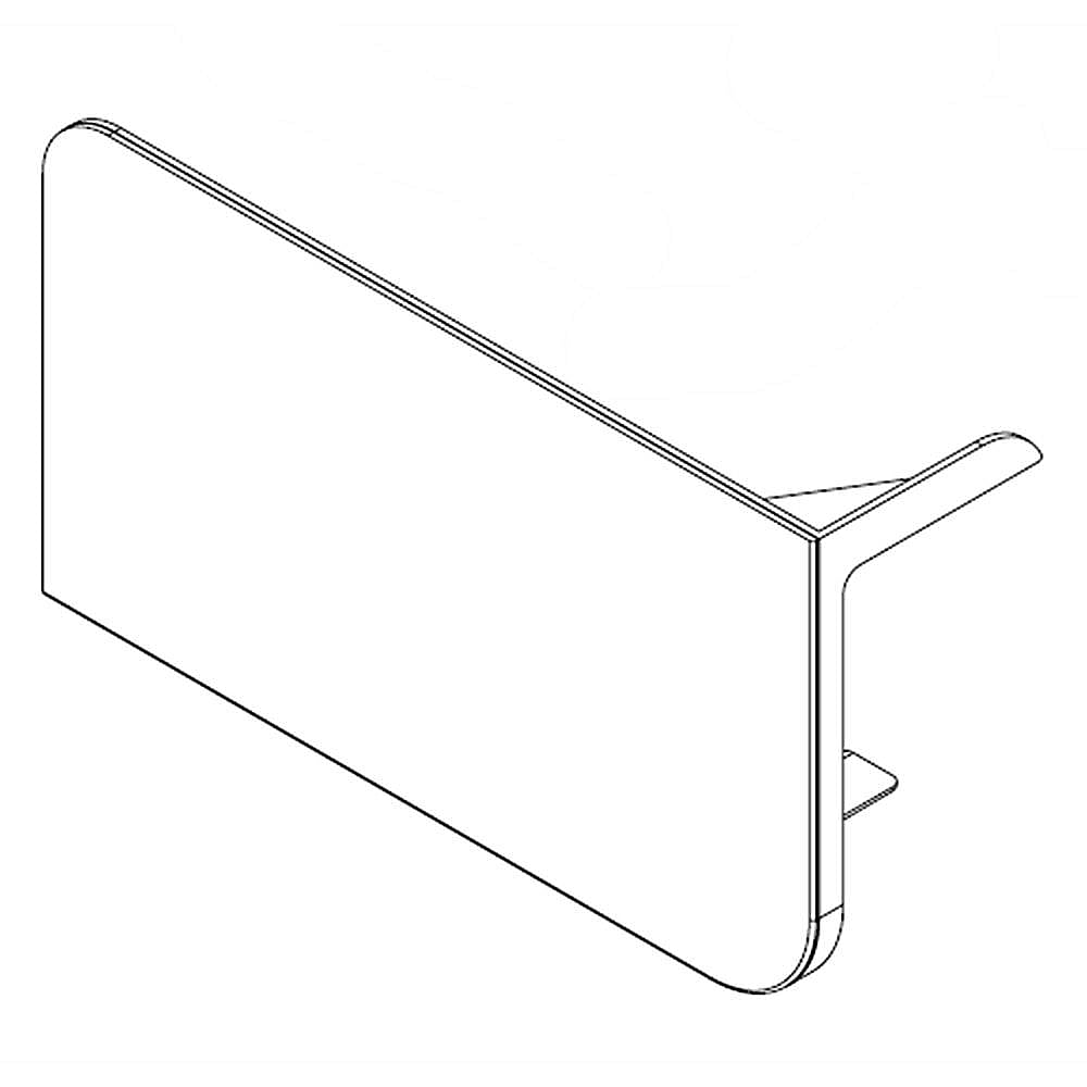 Part #w10300484, Refrigerator Water Filter Cover / 9.00 x 5.00 x 3.50