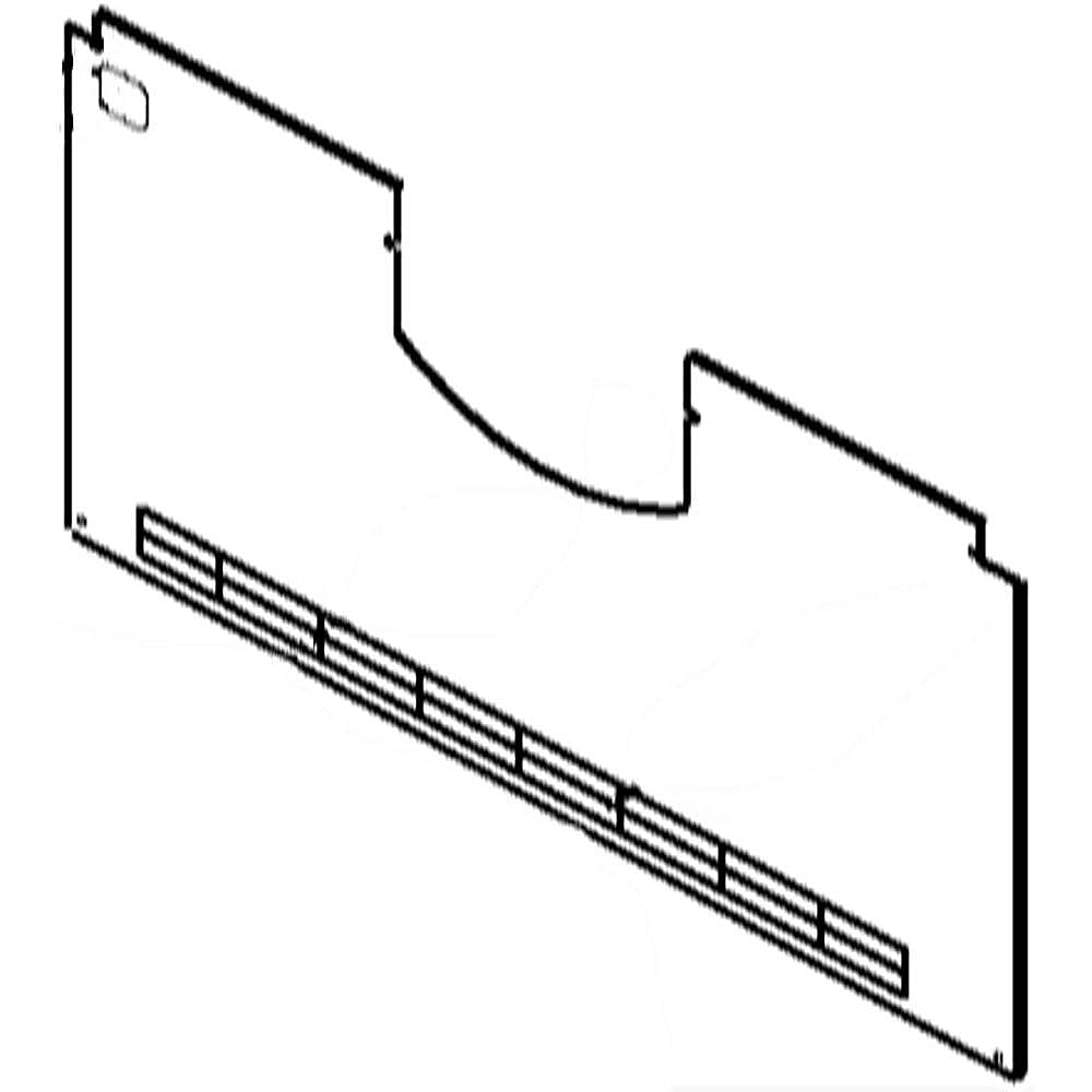 Part #w10308415, Refrigerator Evaporator Cover / 27.00 x 14.00 x 0.25