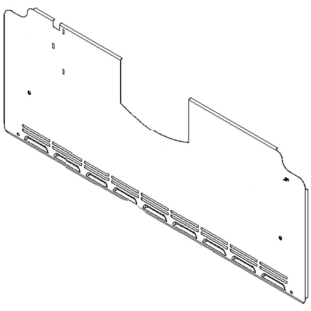 Kenmore Part #w10308421, Refrigerator Evaporator Cover | 29.50 x 12.00 x 0.10