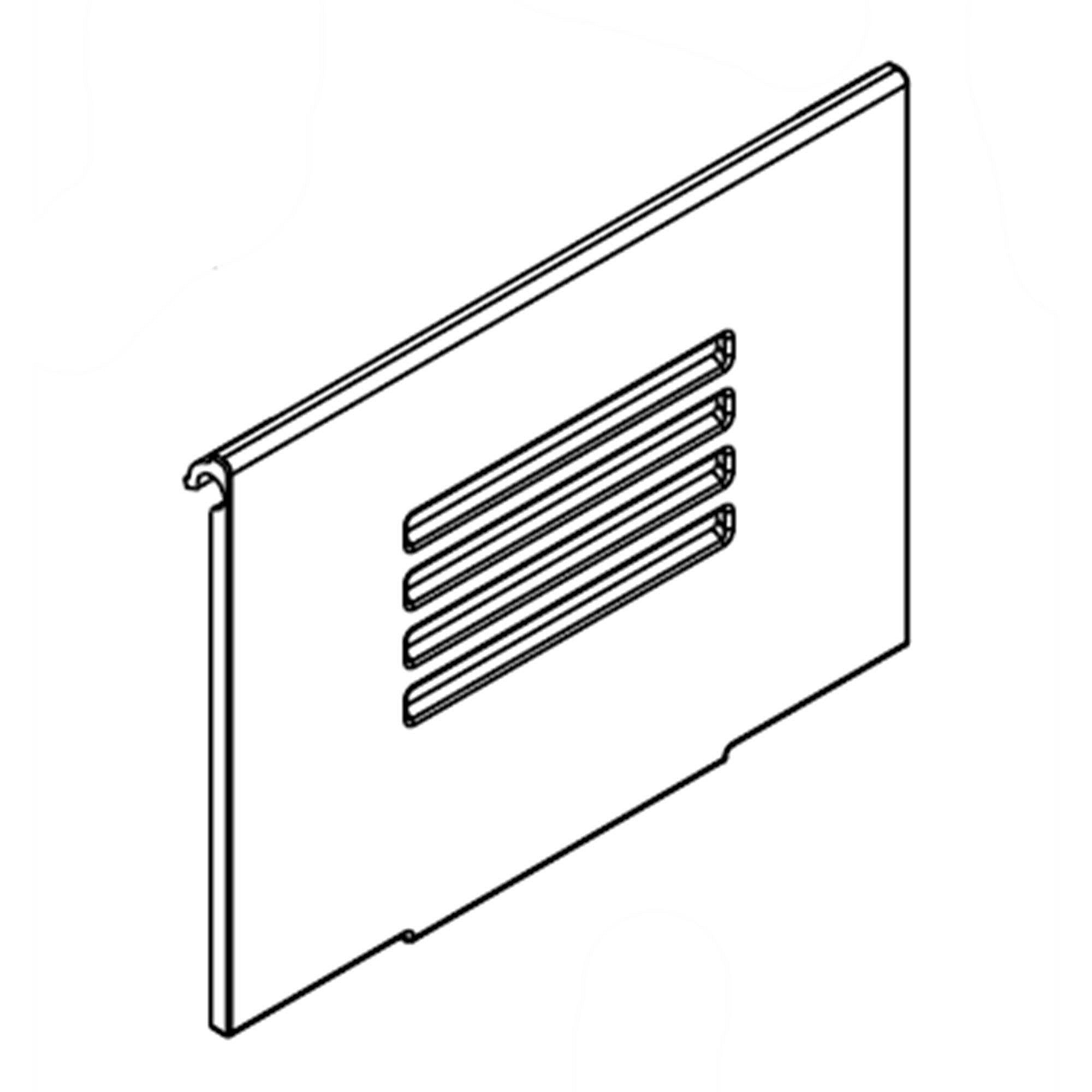 Whirlpool Part #w10309405, Air Filter Cover | 4.00 x 3.00 x 0.25