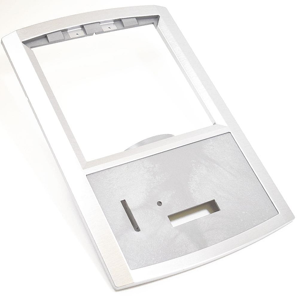 Part #wpw10310690, Refrigerator Dispenser Cover (Apollo Gray And Stainless) / 16.07 x 2.82 x 13.50