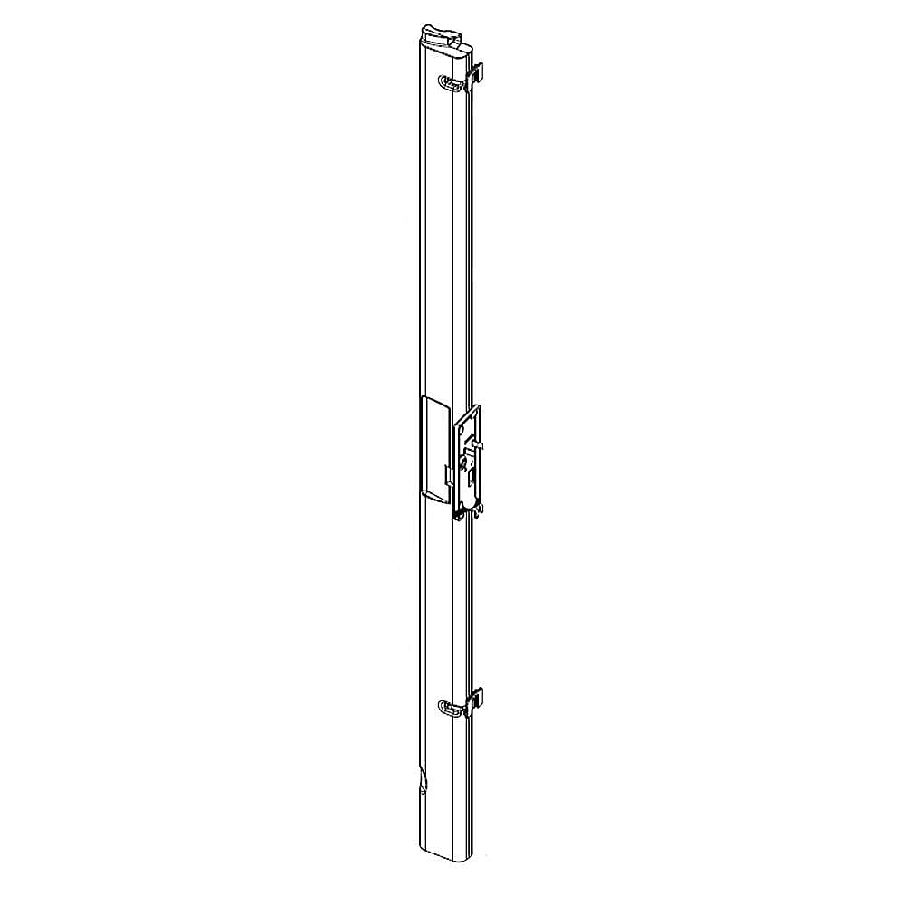 Part #w10311758, Refrigerator Rail Mullion / 29.75 x 2.50 x 2.00