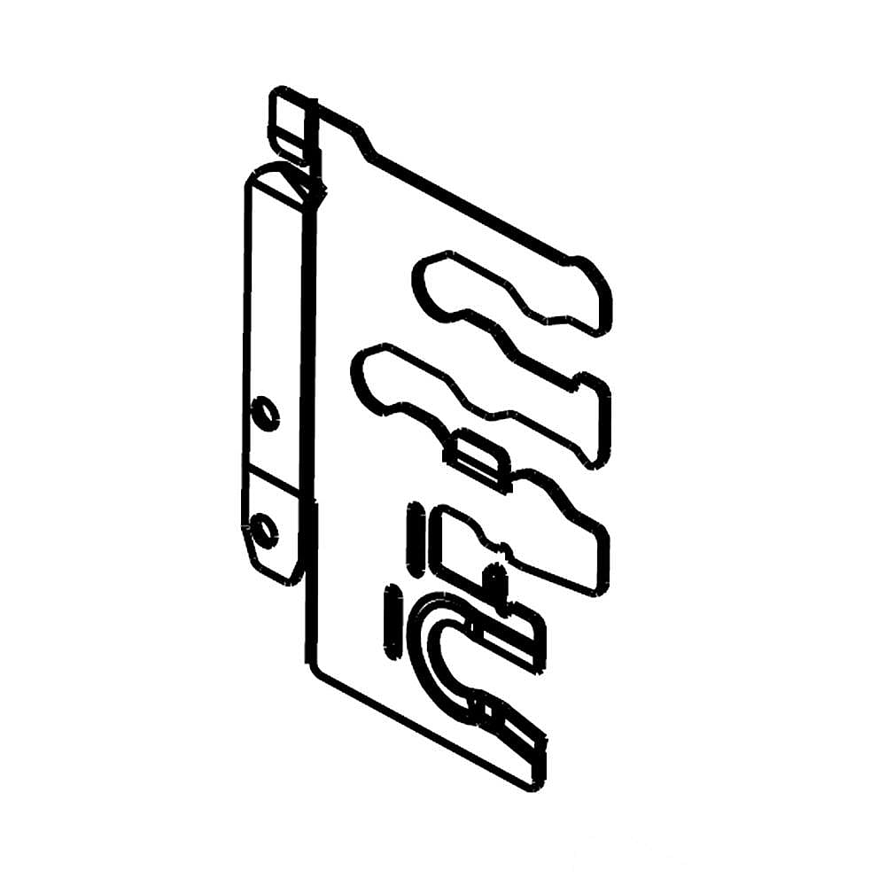 Part #w10314197, Refrigerator Defrost Heater Bracket / 3.38 x 2.12 x 0.50