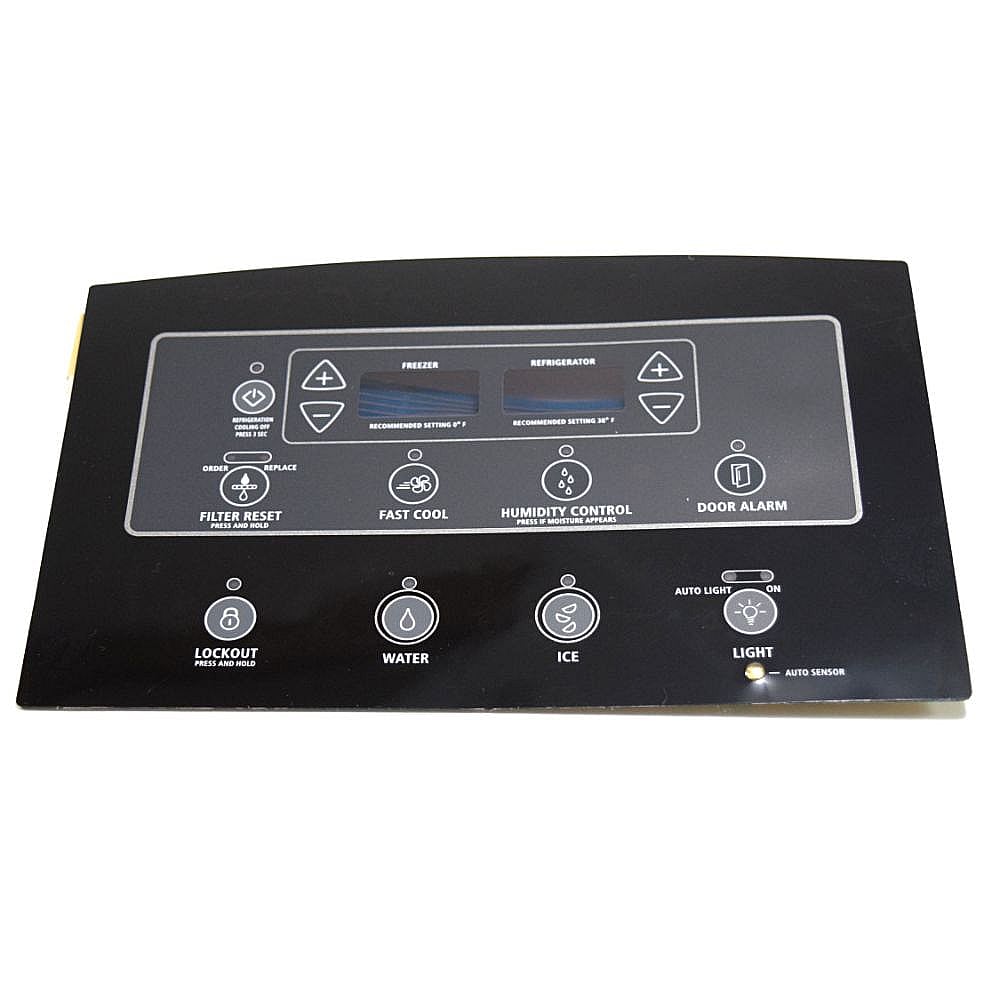 Part #w10860143, Refrigerator Dispenser Control Overlay (Replaces W10315983) / 11.75 x 5.25 x 5.75