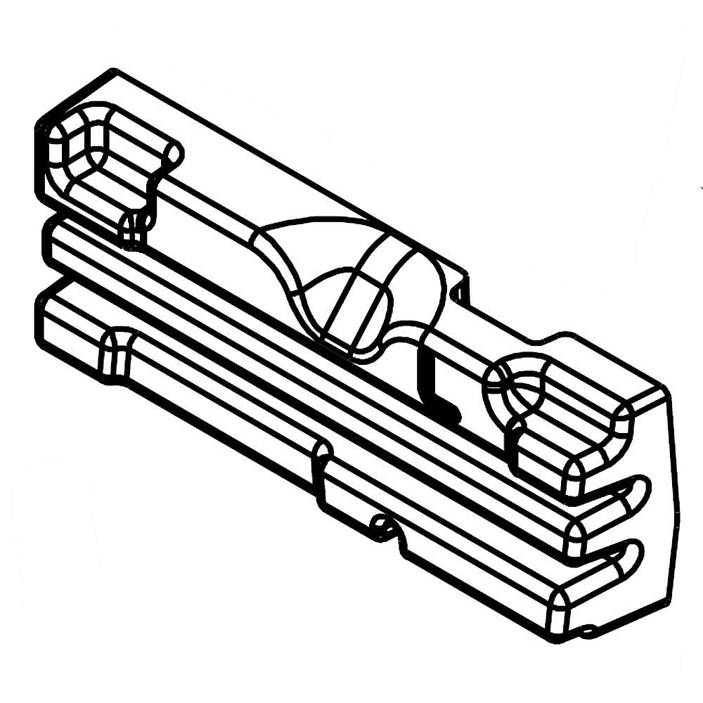 Part #w10316401, Refrigerator Block / 7.00 x 2.68 x 1.25