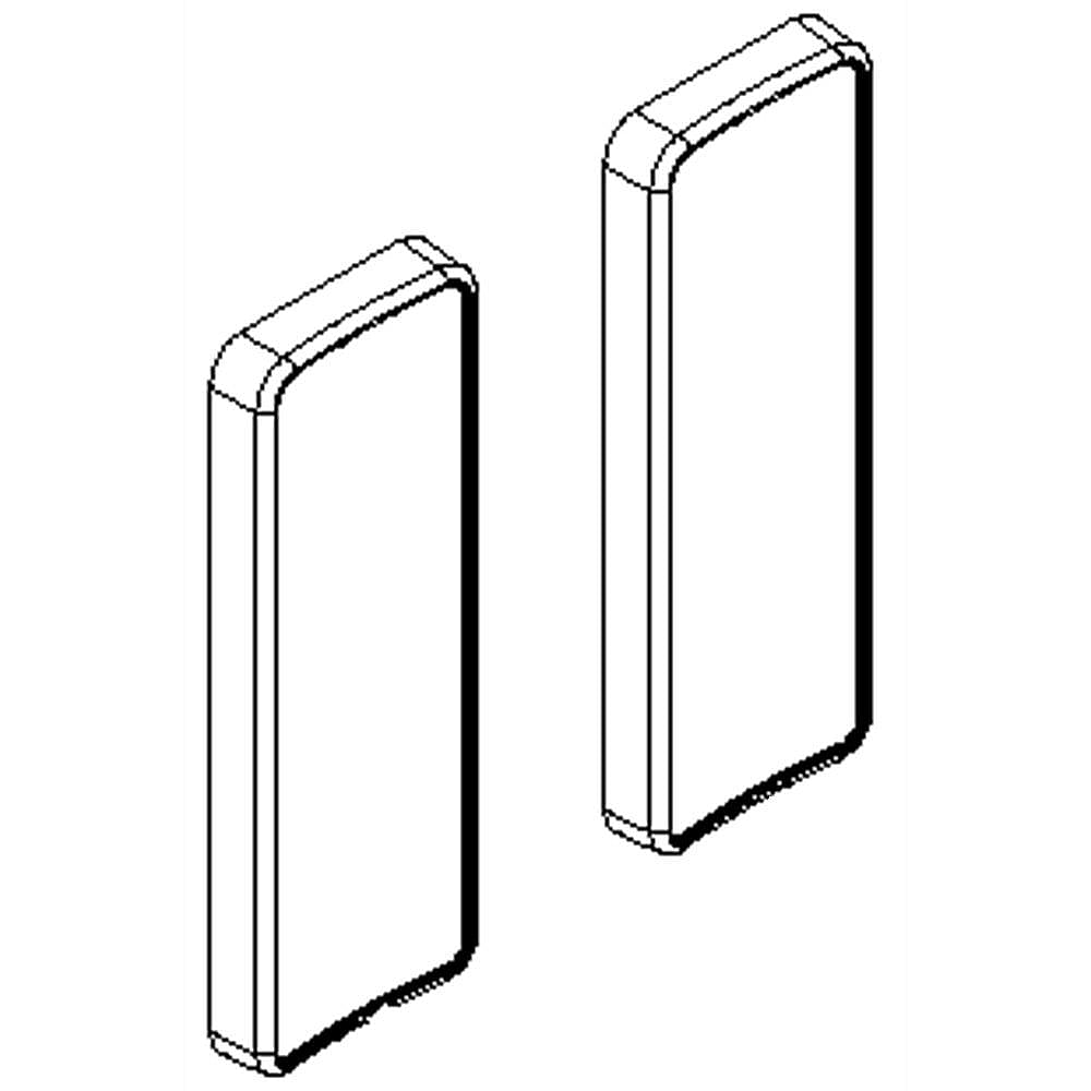 KitchenAid Part #w10317250, Refrigerator Pad | 1.00 x 3.00 x 8.20