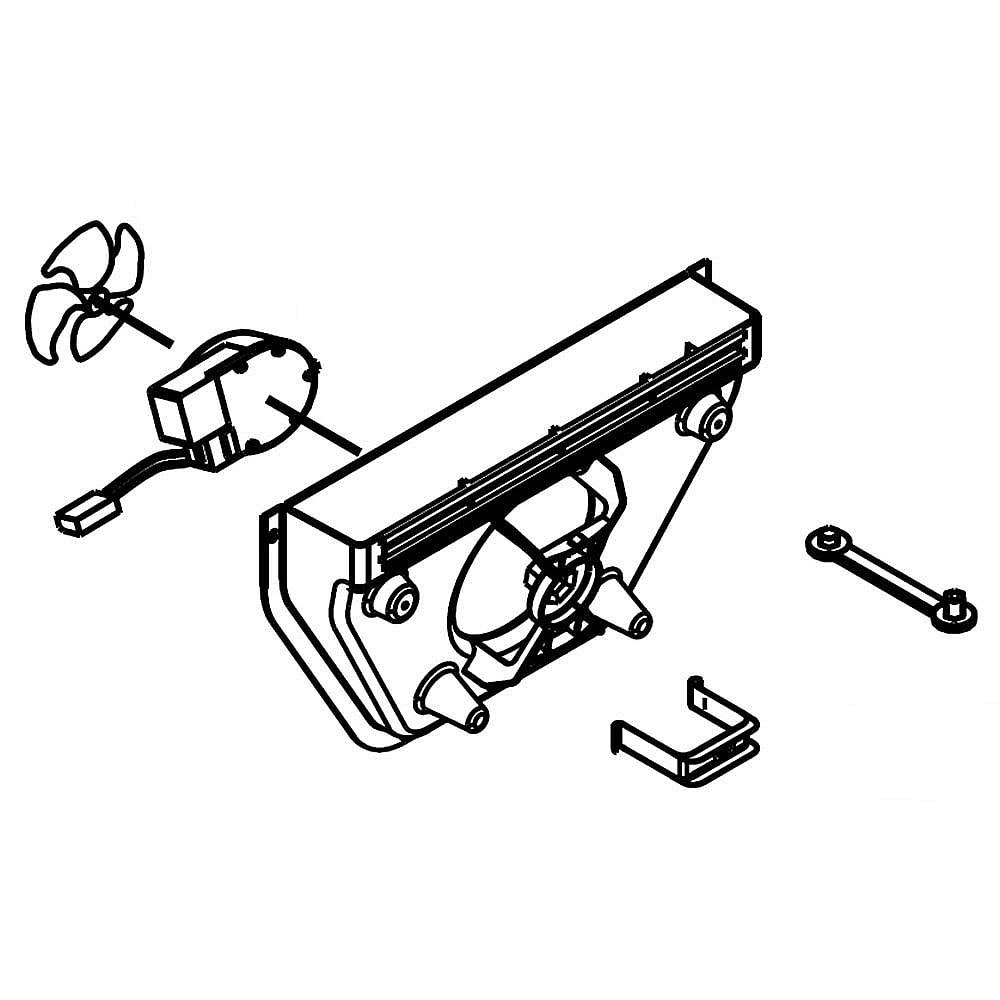 Refrigerator Fan Scroll