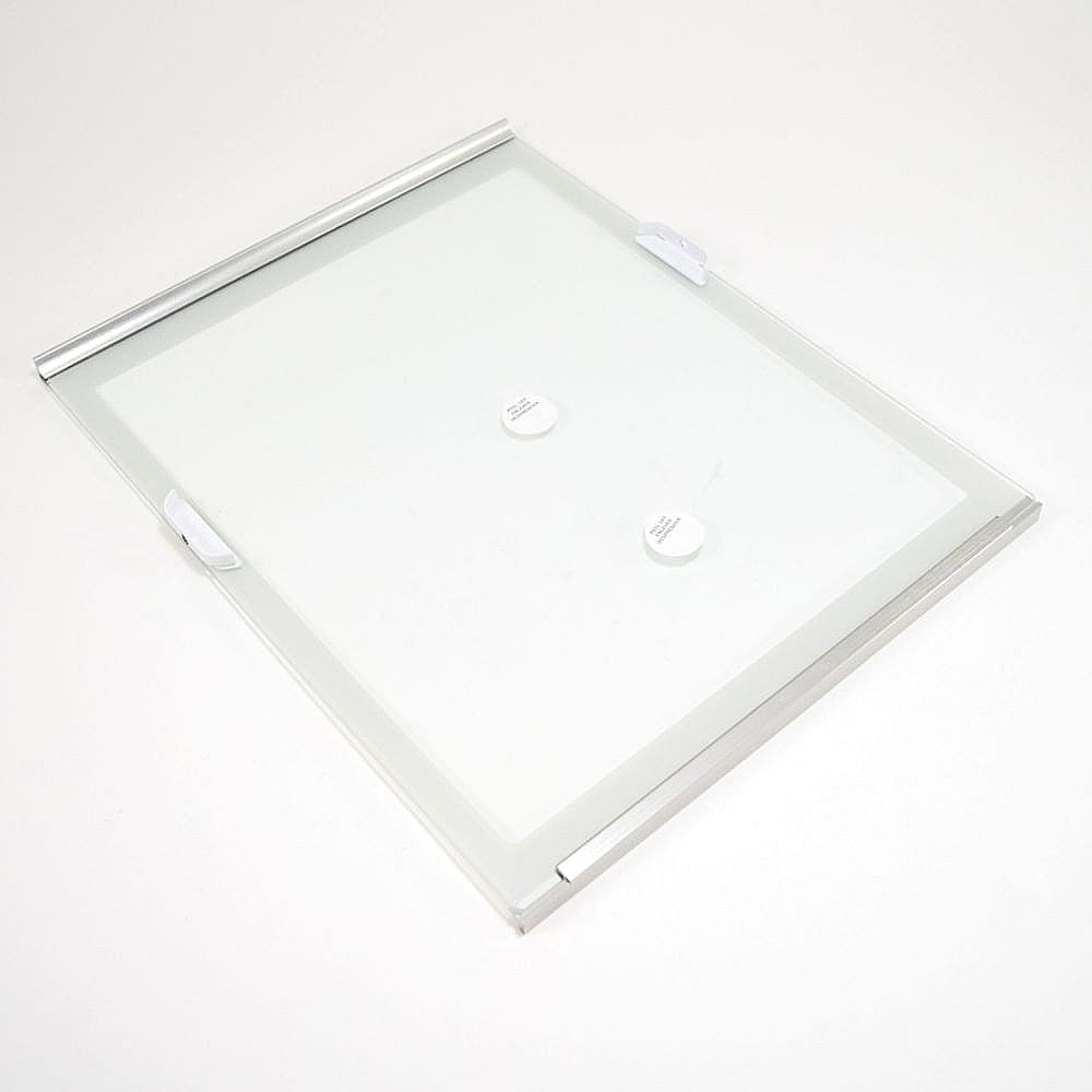 Part #wpw10321182, Refrigerator Freezer Glass Shelf, Lower / 19.00 x 19.00 x 6.00