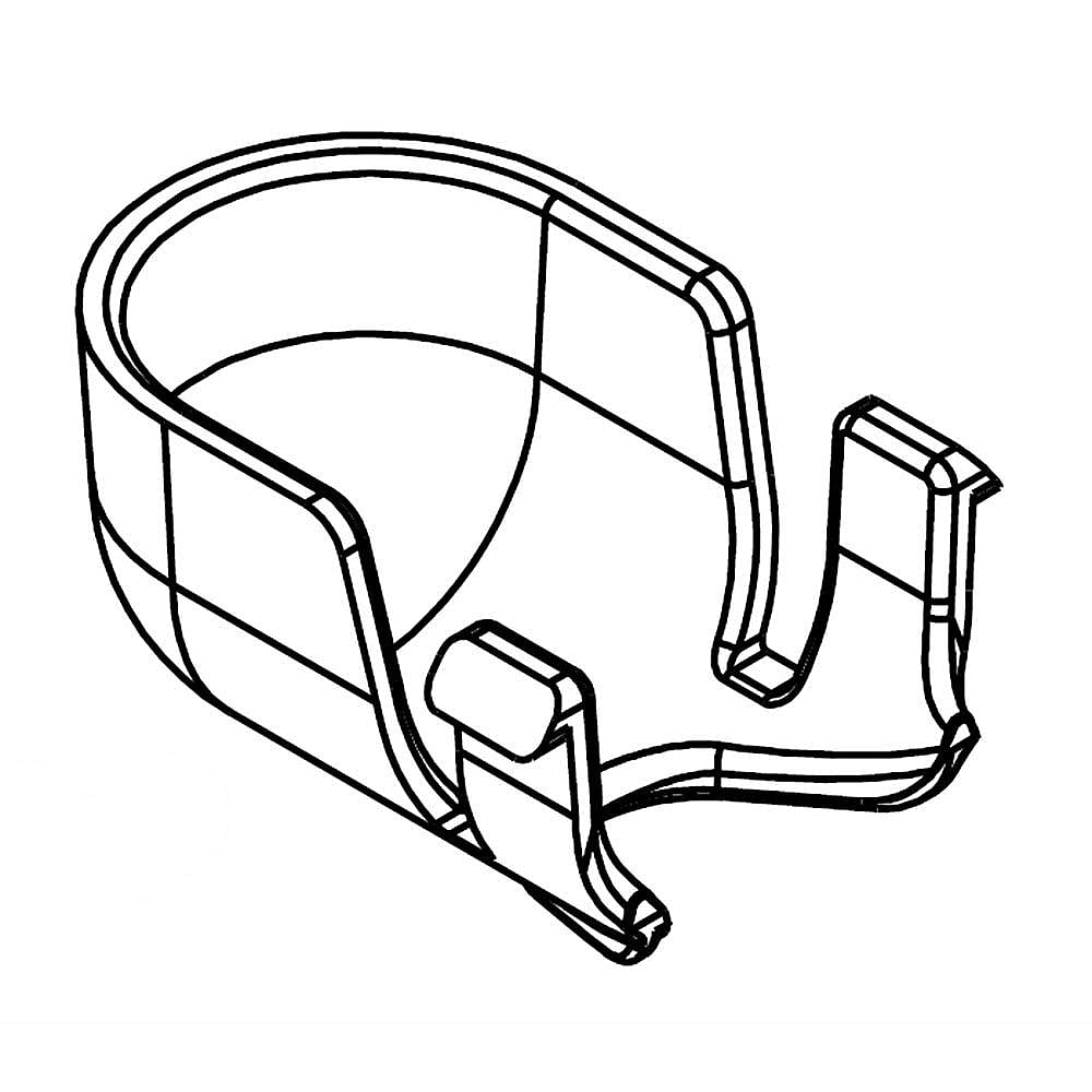 Part #w10323148, Refrigerator Wire Cover / 2.12 x 1.38 x 1.05
