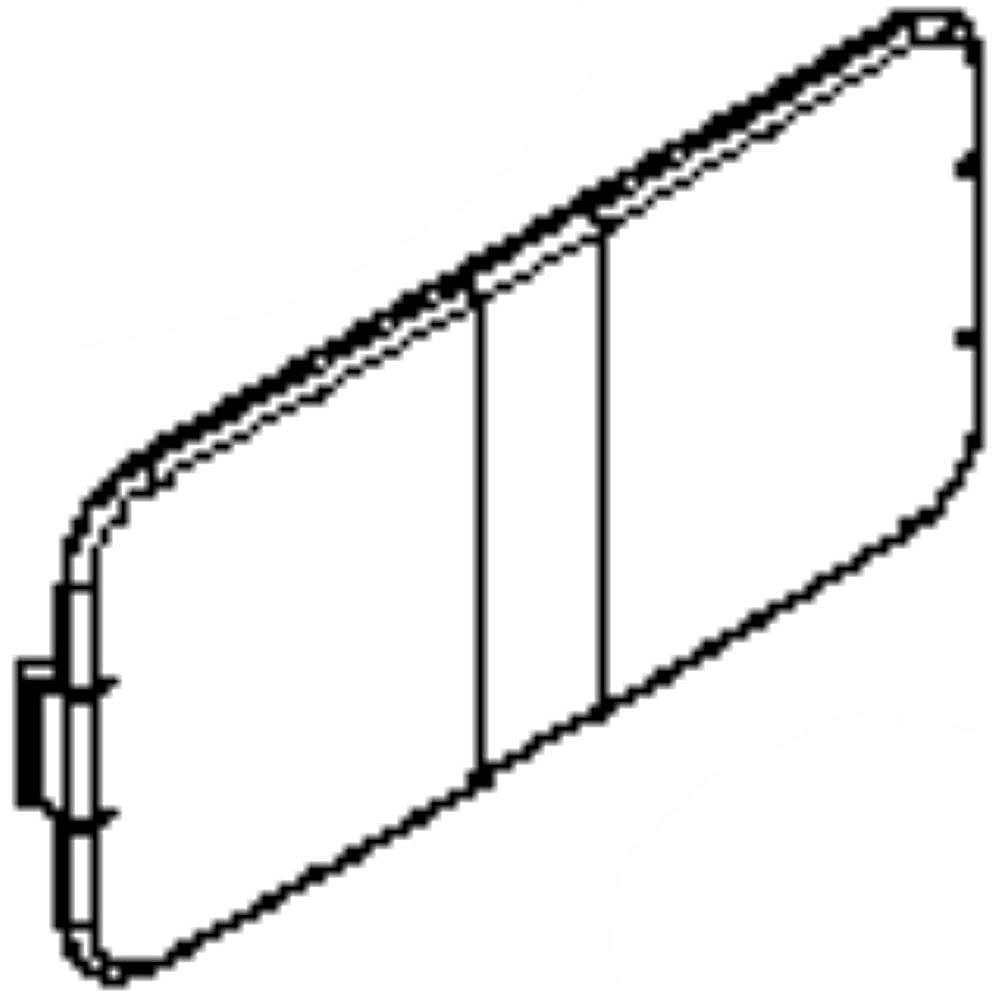 Photo of Kenmore Part #w10336009, Refrigerator Cover | 2.75 x 1.25 x 0.10 from Repair Parts Direct