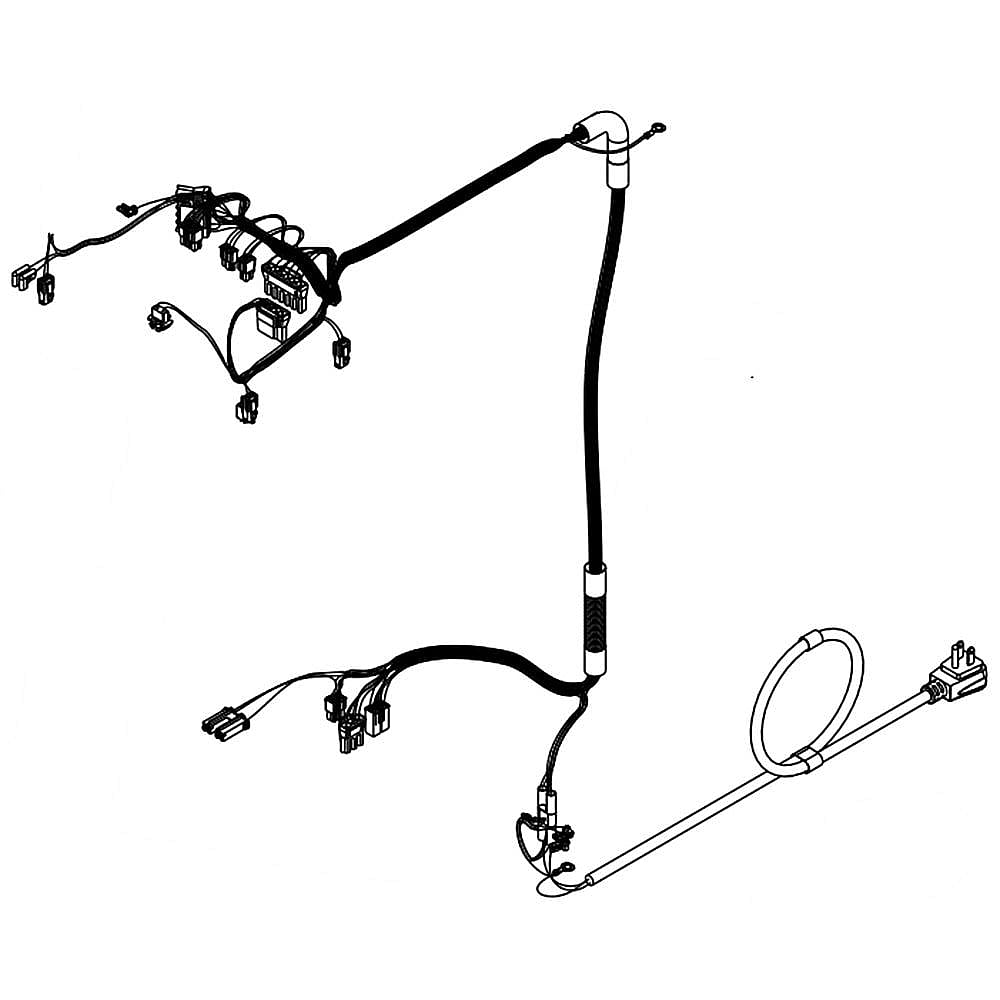 Part #w10340990, Ice Maker Wire Harness / 11.00 x 8.00 x 2.00