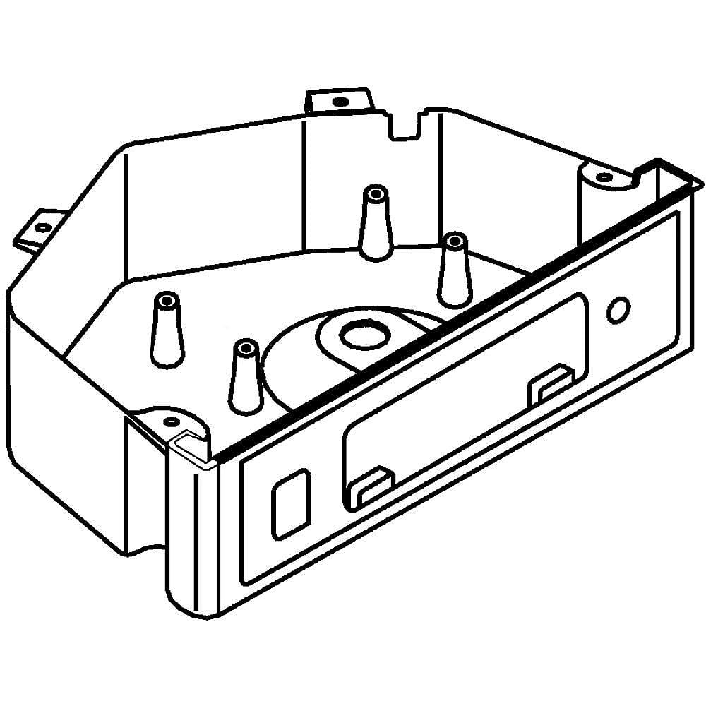 Part #w10340993, Ice Maker Electronic Control Board Housing / 11.50 x 9.75 x 4.25
