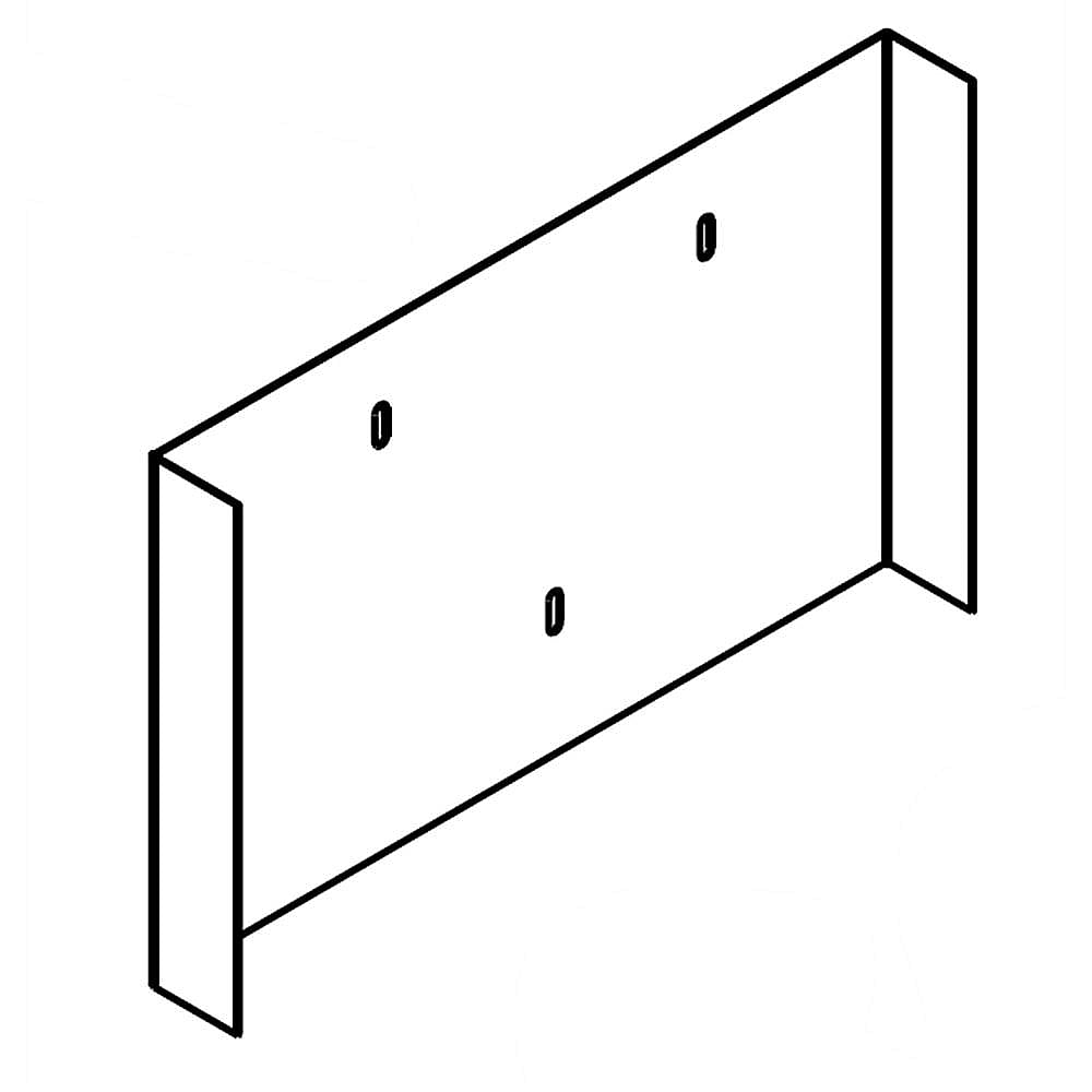 Part #w10349514, Amana Refrigerator Air Baffle / 0.50 x 12.00 x 25.00