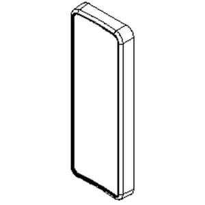 Refrigerator Dispenser Actuator Pad (white) W10353846