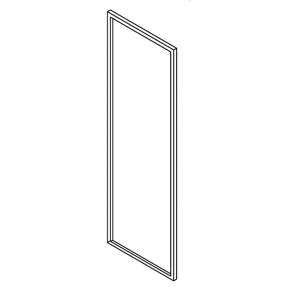 Part #w10355588, Refrigerator Door Gasket (Gray) / 69.50 x 21.25 x 1.25
