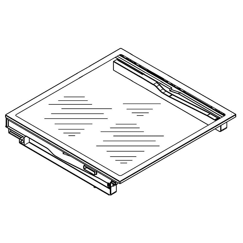 Part #w10362173, Refrigerator Drawer Cover Assembly / 15.00 x 12.00 x 3.00