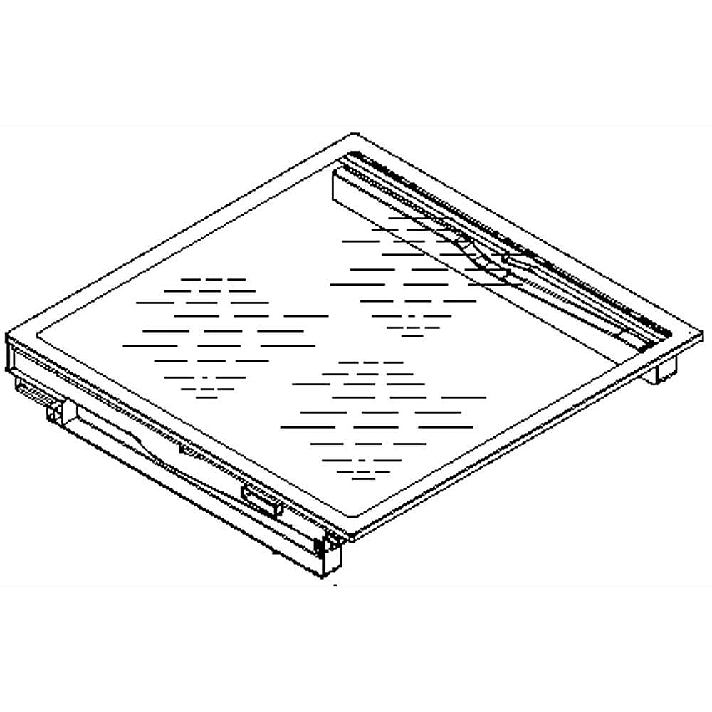 Part #w10362175, Freezer Drawer Cover Assembly / 15.00 x 12.00 x 3.00