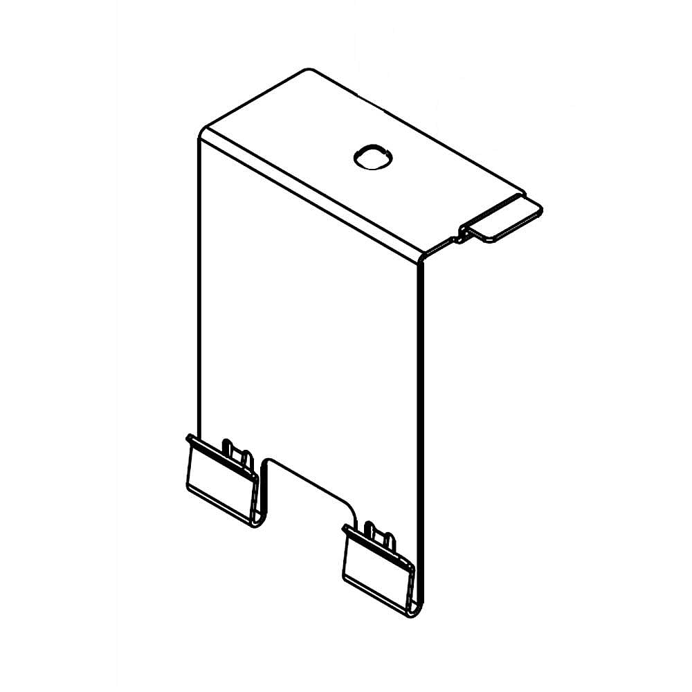 Part #w10391376, Refrigerator Bracket / 2.25 x 0.75 x 1.62