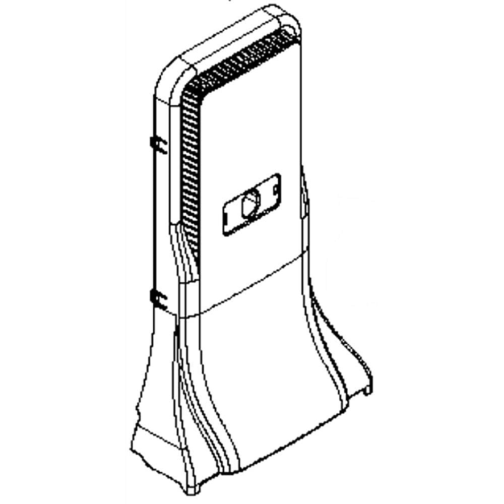 Part #w10394363, Refrigerator Air Duct / 16.50 x 9.50 x 4.00