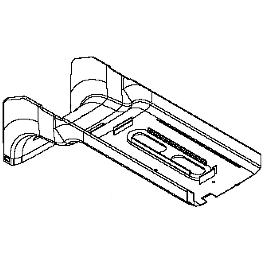Part #w10394368, Refrigerator Air Diffuser Cover / 18.00 x 6.75 x 6.50