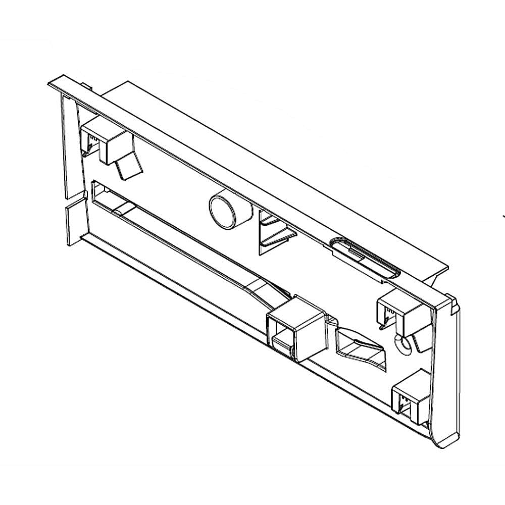 Part #w11581314, Refrigerator Drawer Slide Rail, Left (Replaces W10397908) / 18.50 x 8.25 x 4.00