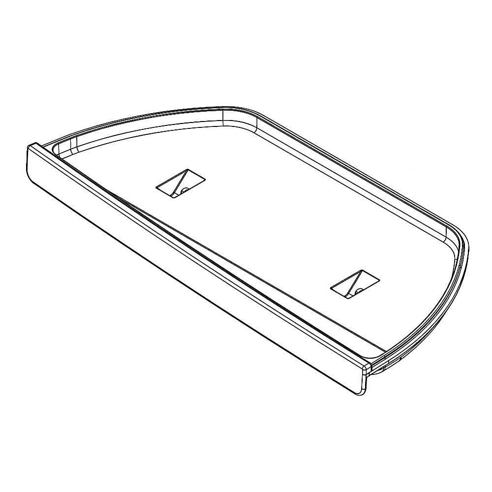 Part #w10400884, Refrigerator Drip Tray / 6.00 x 0.68 x 1.55