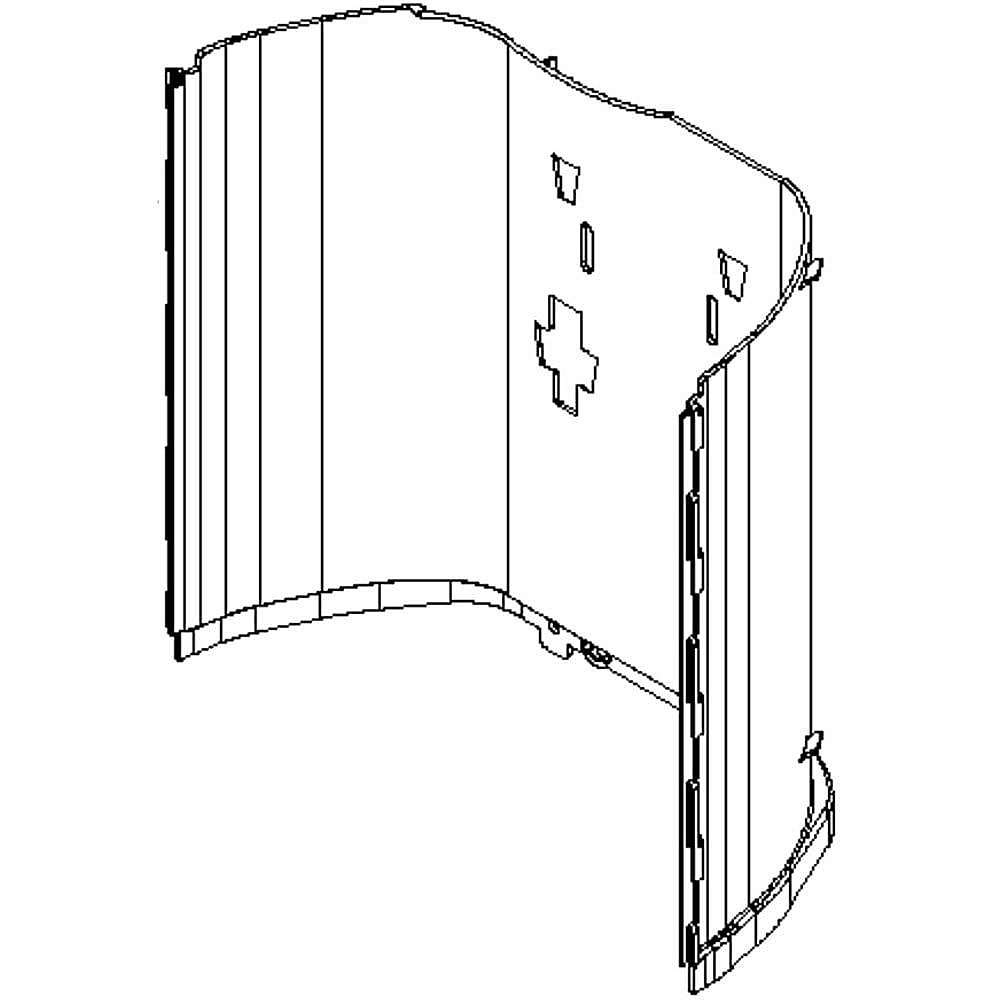 Part #w10402141, Refrigerator Shield / 10.25 x 9.25 x 5.00