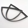 Whirlpool Refrigerator Freezer Door Gasket, Gray W10407216