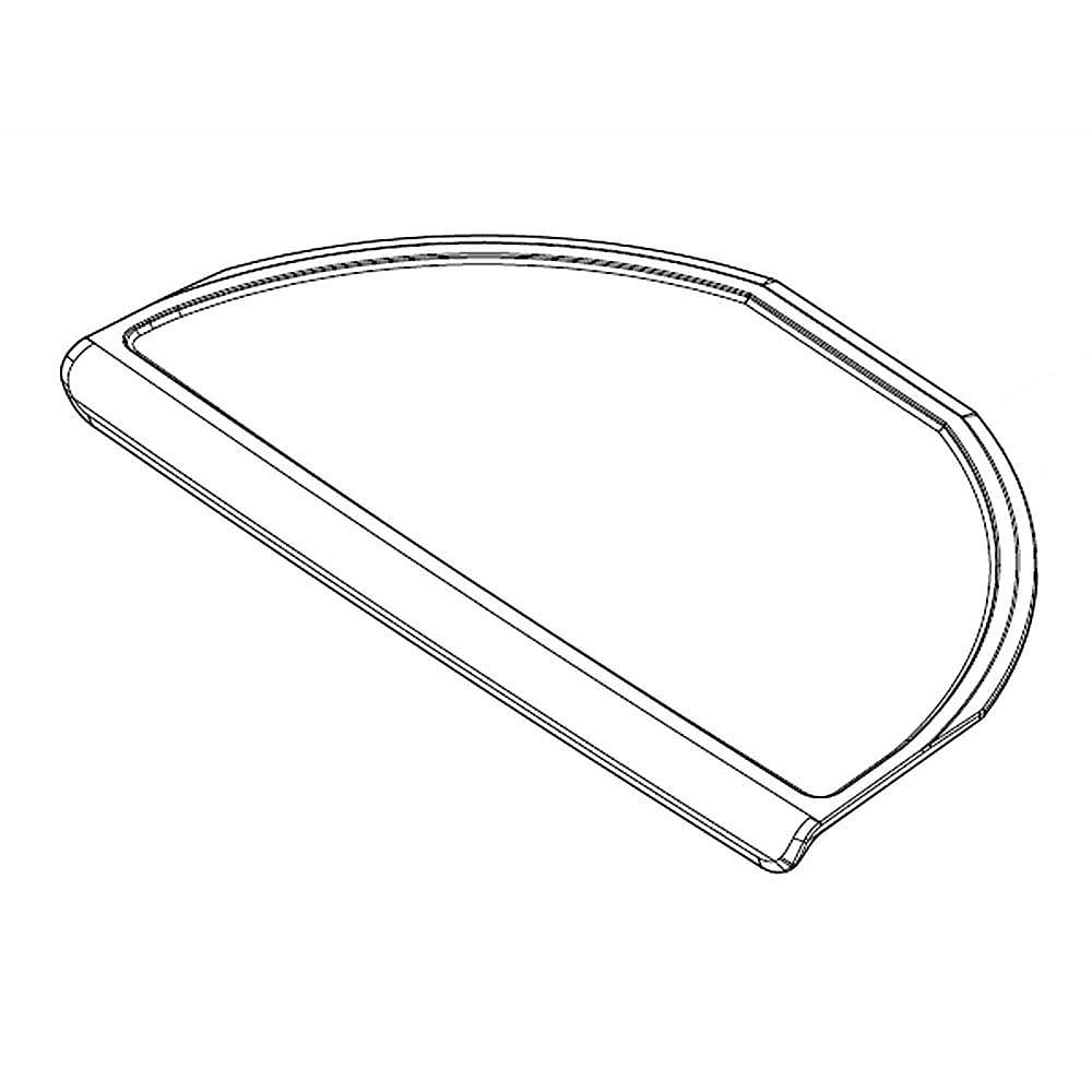 Part #w10410105, Refrigerator Dispenser Drip Tray (Gray) / 7.50 x 3.50 x 0.50