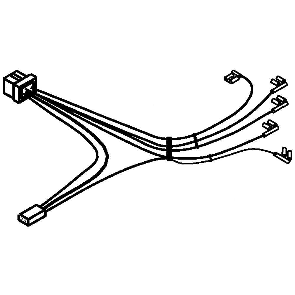 Kenmore Part #w10412780, Refrigerator Wire Harness | 7.50 x 1.00 x 0.85