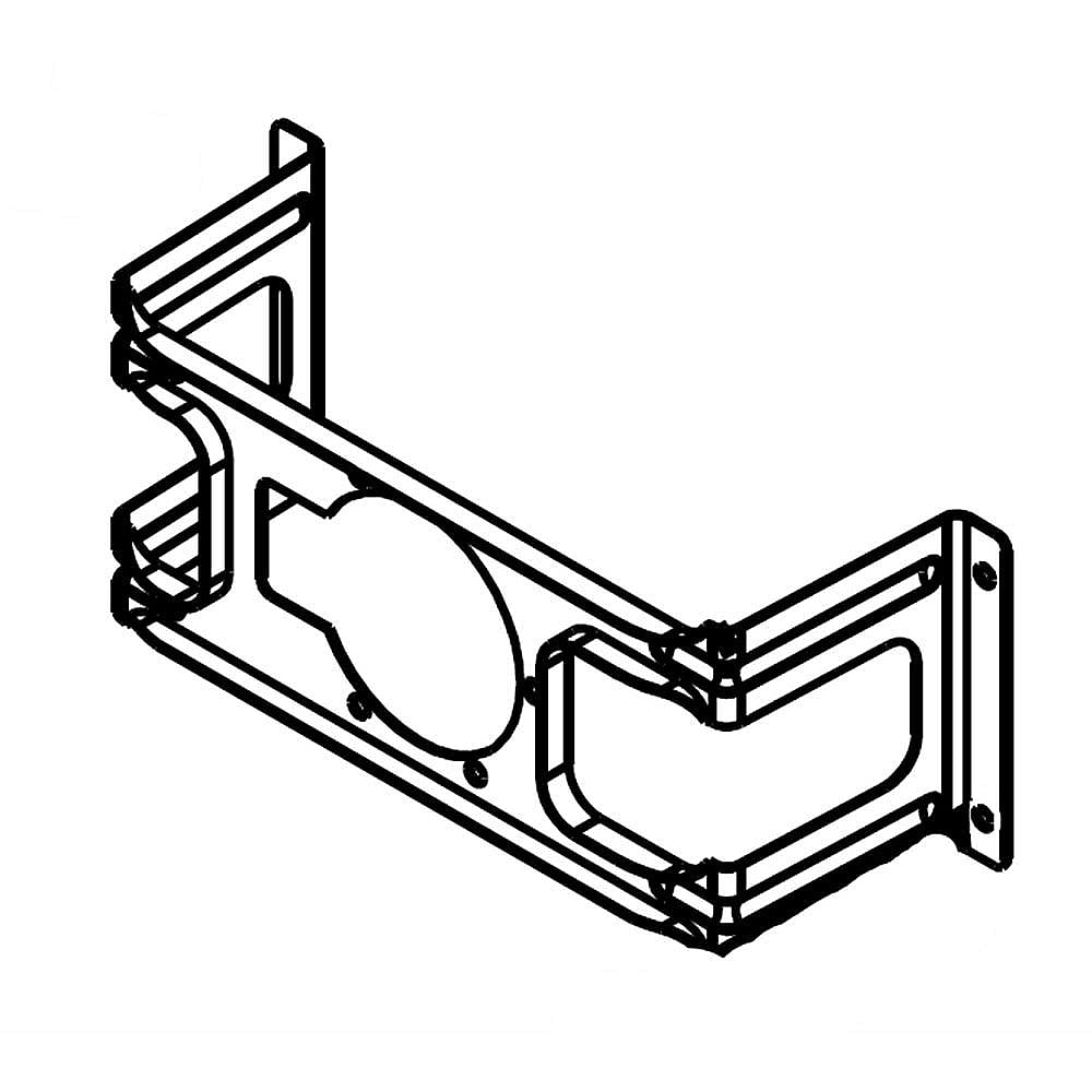 Part #w10414681, Maytag Refrigerator Bracket / 9.00 x 3.50 x 3.00