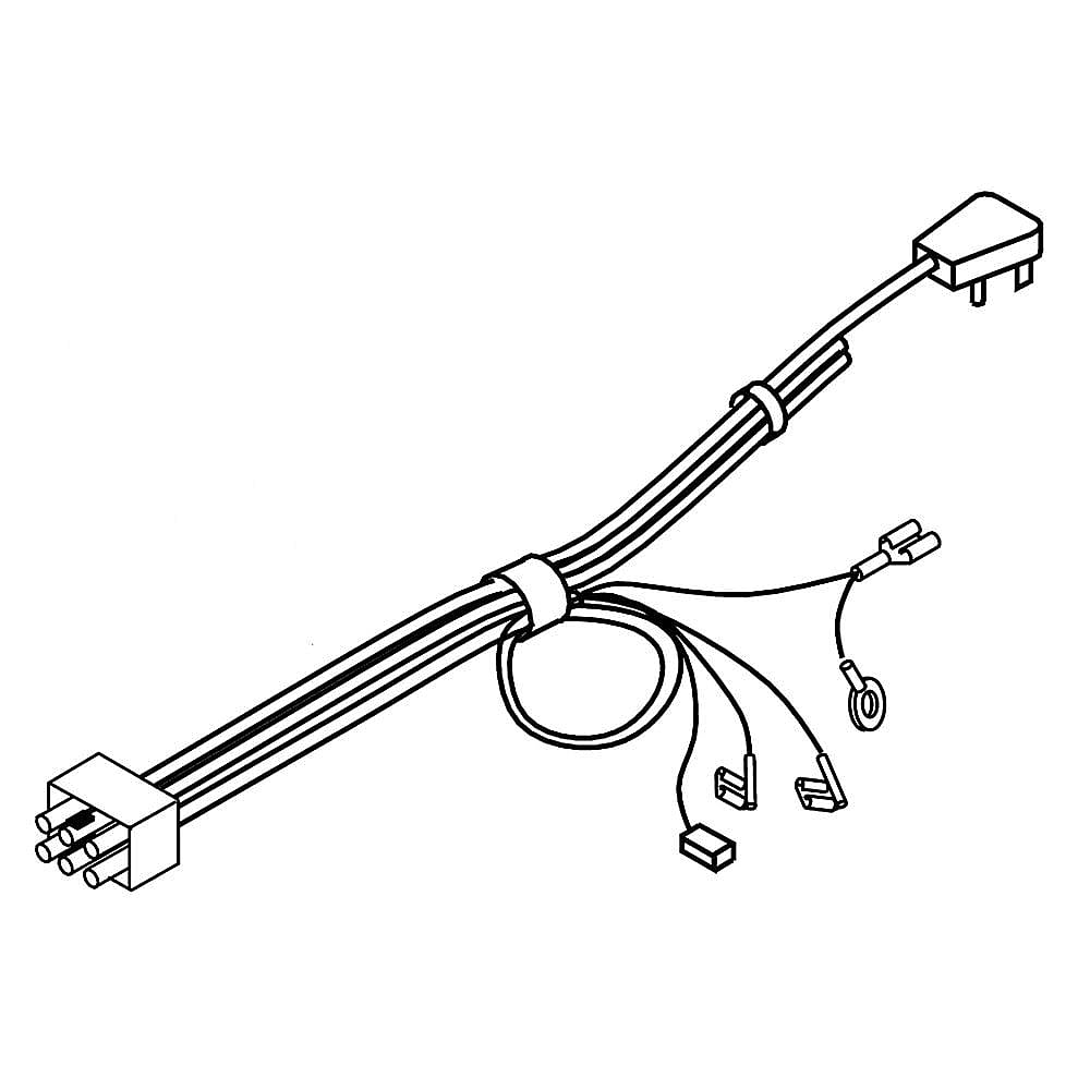 Part #w10421068, Refrigerator Power Cord / 9.25 x 4.75 x 1.25