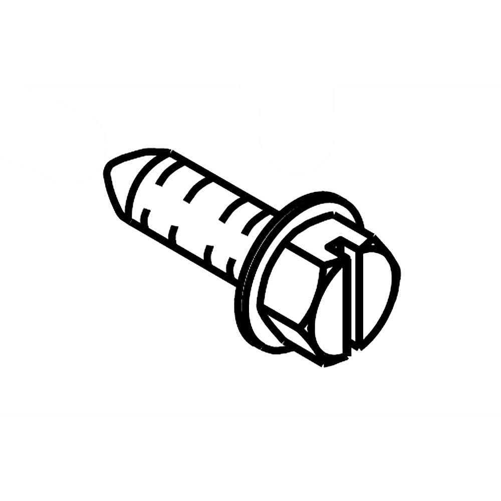 Kenmore Part #w10423560, Refrigerator Screw | 1.00 x 0.25 x 1.00