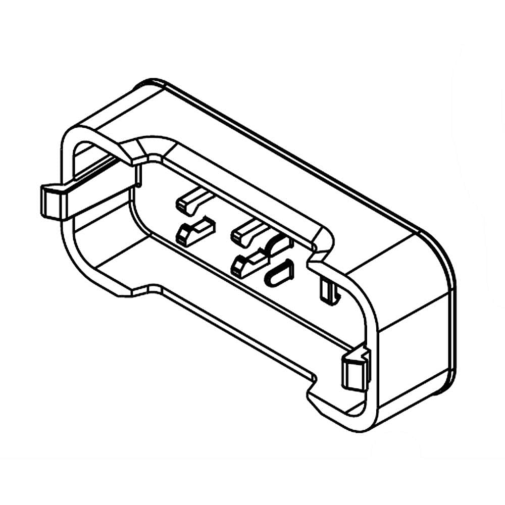 Whirlpool Part #w10425253, Refrigerator Cover | 2.88 x 1.25 x 1.00