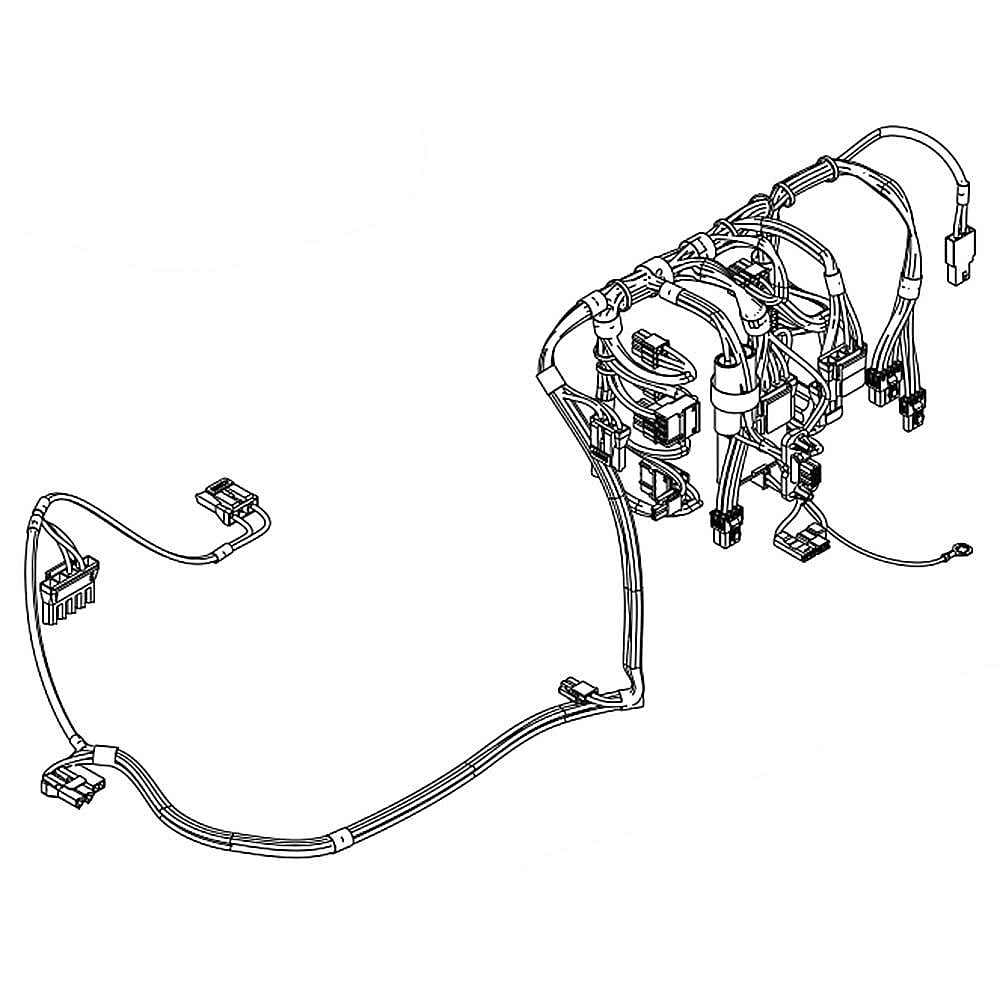 KitchenAid Part #w10427089, Refrigerator Wire Harness | 19.00 x 2.00 x 1.00