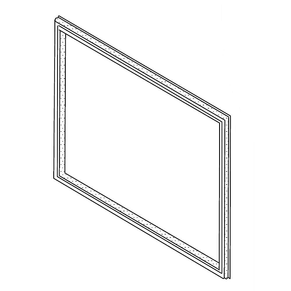 Part #w10443312, Refrigerator Door Gasket (Apollo Gray) (Replaces W10180620) / 30.00 x 19.00 x 2.00