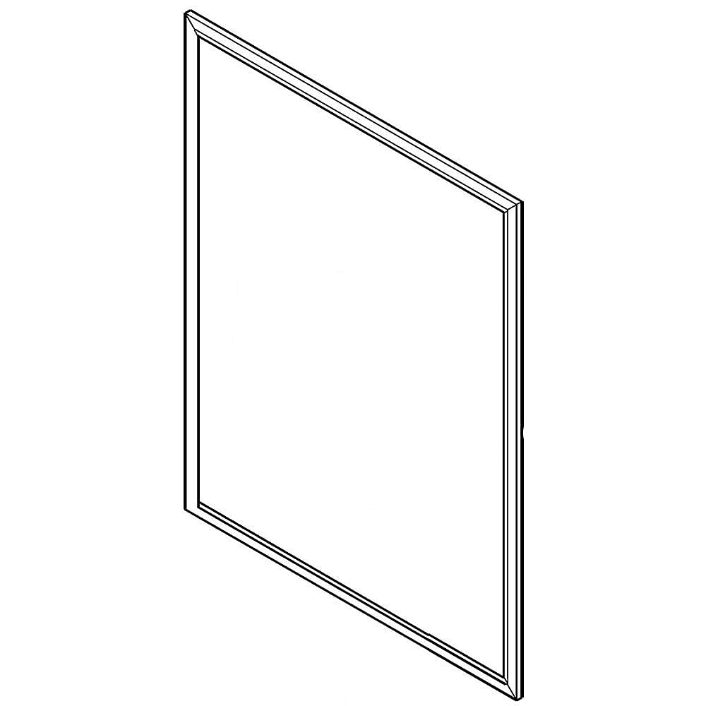 Part #w10443314, Kenmore Refrigerator Door Gasket (Gray) / 30.00 x 19.00 x 2.00