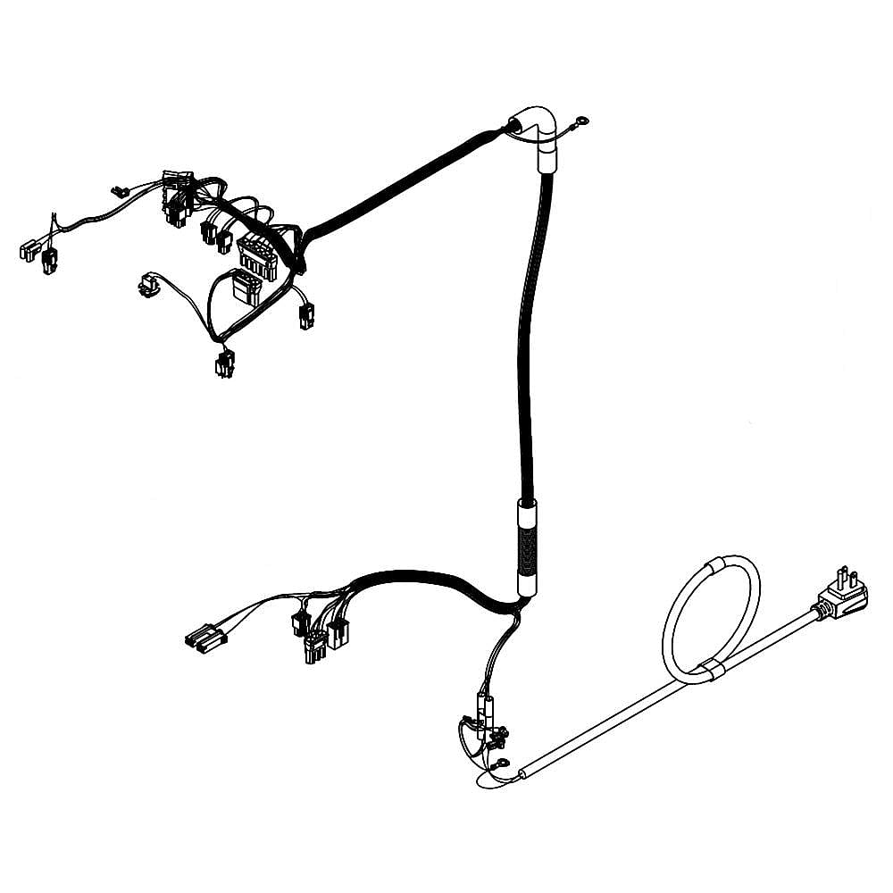 Part #w10460857, Harness / 10.00 x 8.00 x 2.00