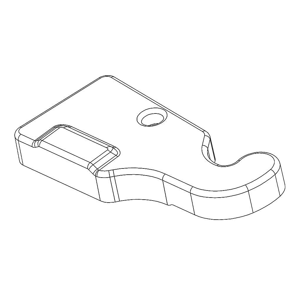 Kenmore Part #w10465770, Refrigerator Cover | 6.75 x 2.75 x 0.75