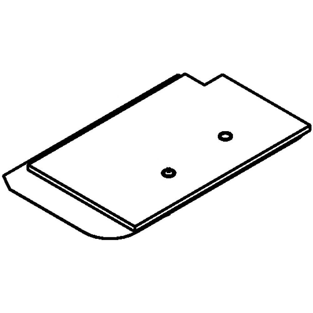 Kenmore Part #w10466699, Refrigerator Cover Unit | 24.00 x 13.50 x 0.10