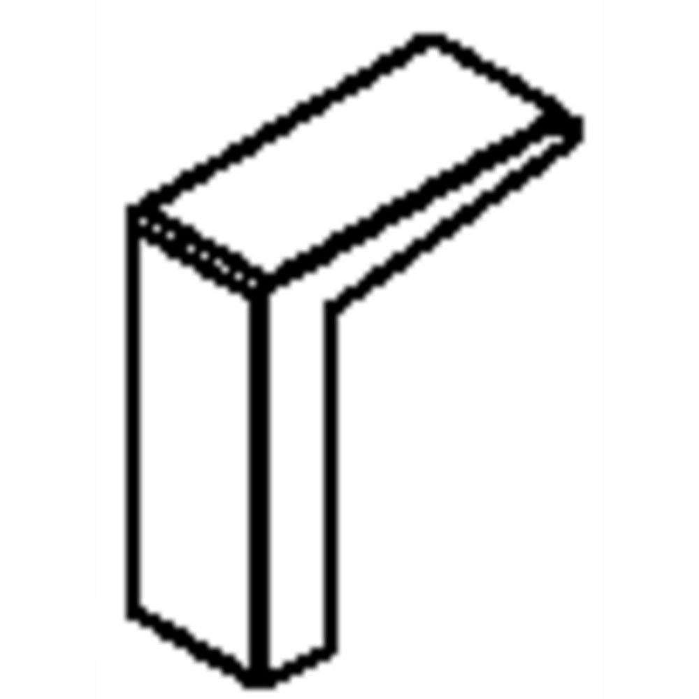KitchenAid Part #w10467416, Refrigerator Trim | 6.00 x 1.00 x 2.00