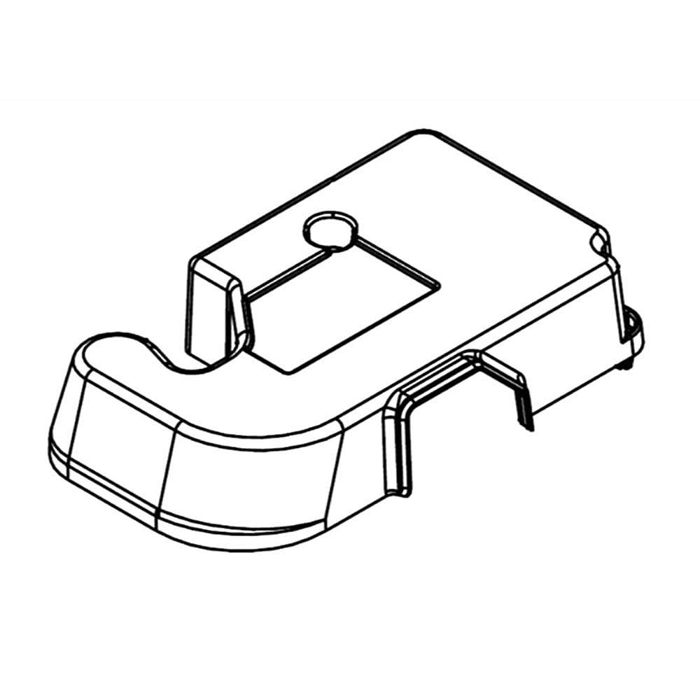 Kenmore Part #w10471615, Refrigerator Cover | 7.25 x 3.00 x 1.25